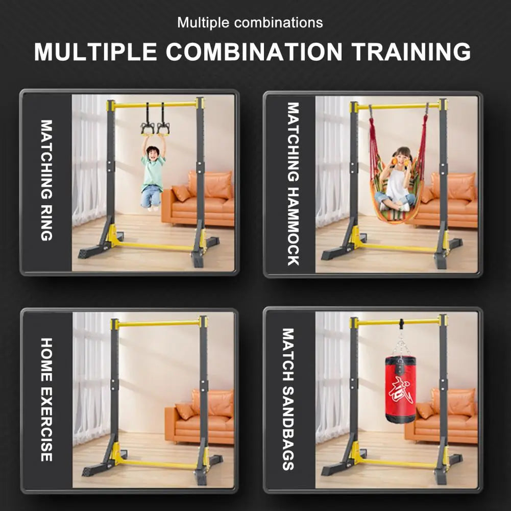Free Standing Pull Up Station 400LBS 11-Position Adjustable Gear