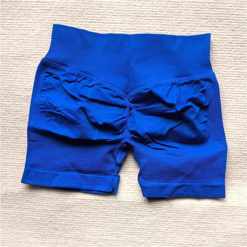 Women's Gym Running Shorts Scrunch Butt Seamless Biker Cycling