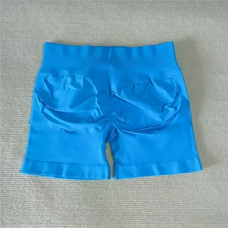 Women's Gym Running Shorts Scrunch Butt Seamless Biker Cycling