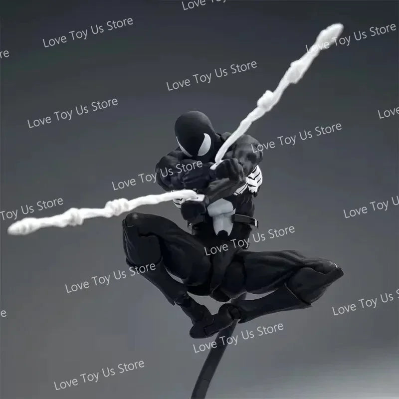 In Stock Mess Toys Spider Man Symbiote Spiderman Messtoys Black Suit Neighbor Scarlet Spider Anime Action Figure Gifts Toys