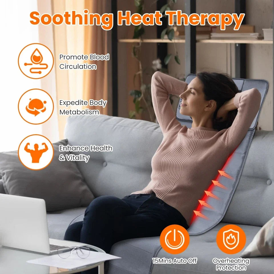 Electric Massage Mat Multifunctional Kneading Full Body Massager With Heating