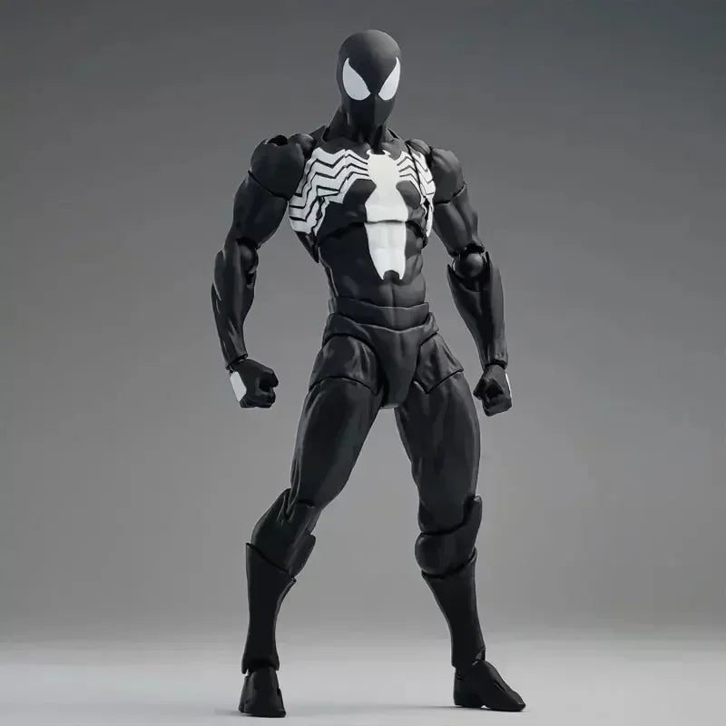 In Stock Mess Toys Spider Man Symbiote Spiderman Messtoys Black Suit Neighbor Scarlet Spider Anime Action Figure Gifts Toys