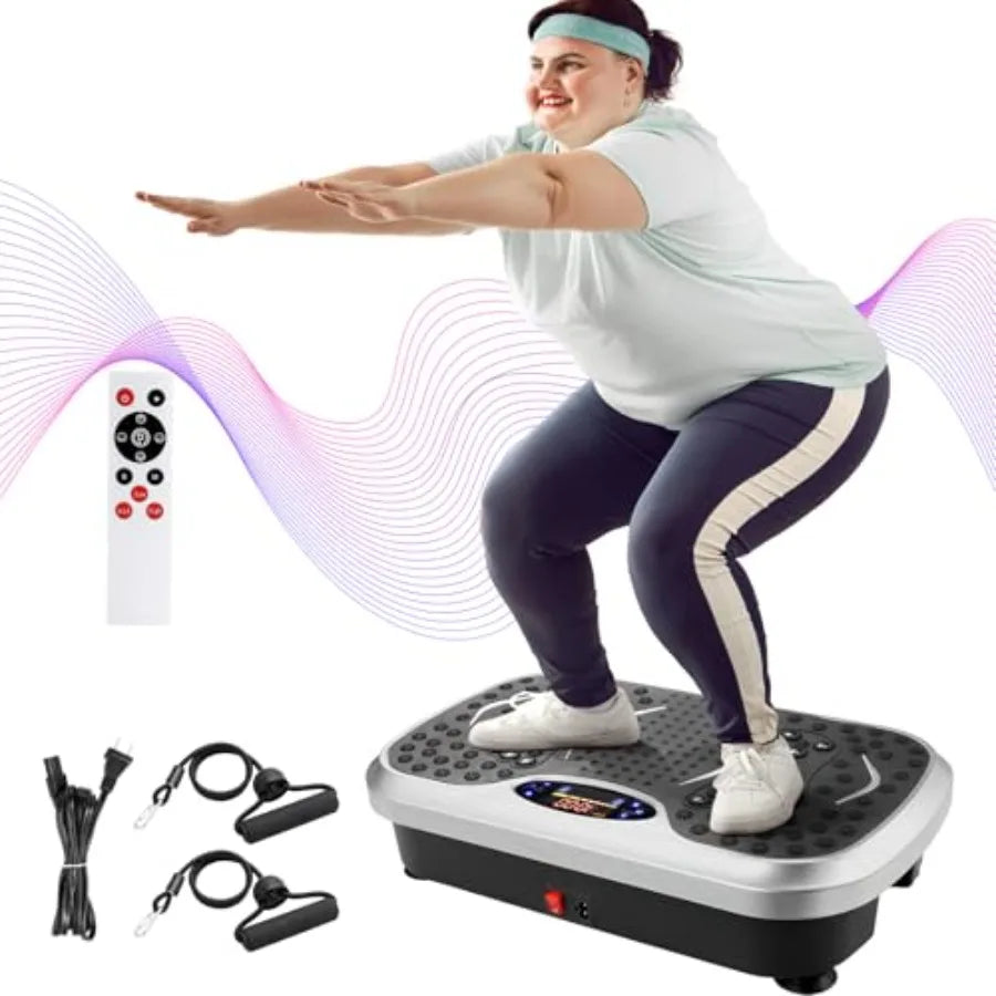 SHXI Vibration Plate 3D Shake Board With Resistance Bands
