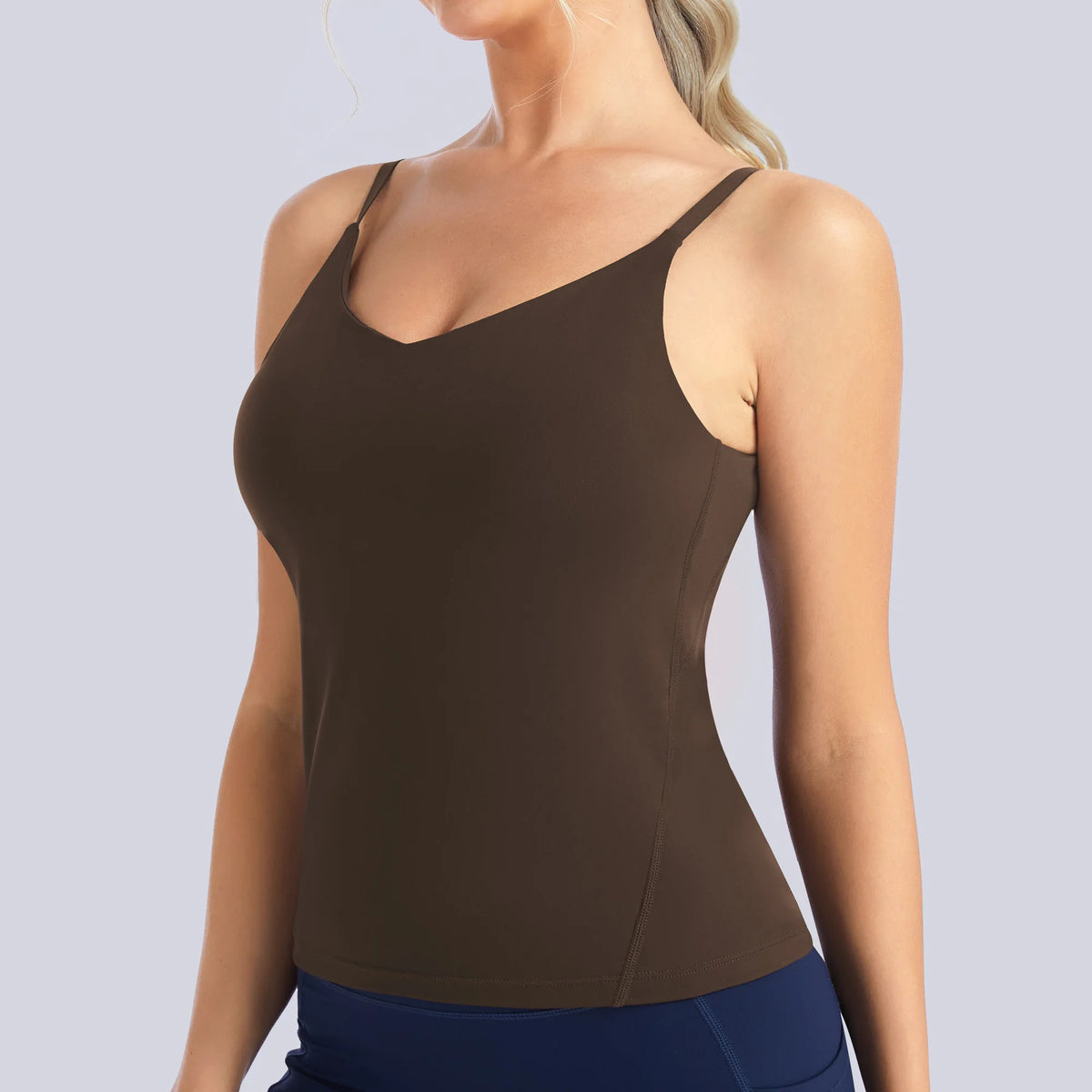 The Gym People Women Sleeveless Racerback Sports Bra Tank
