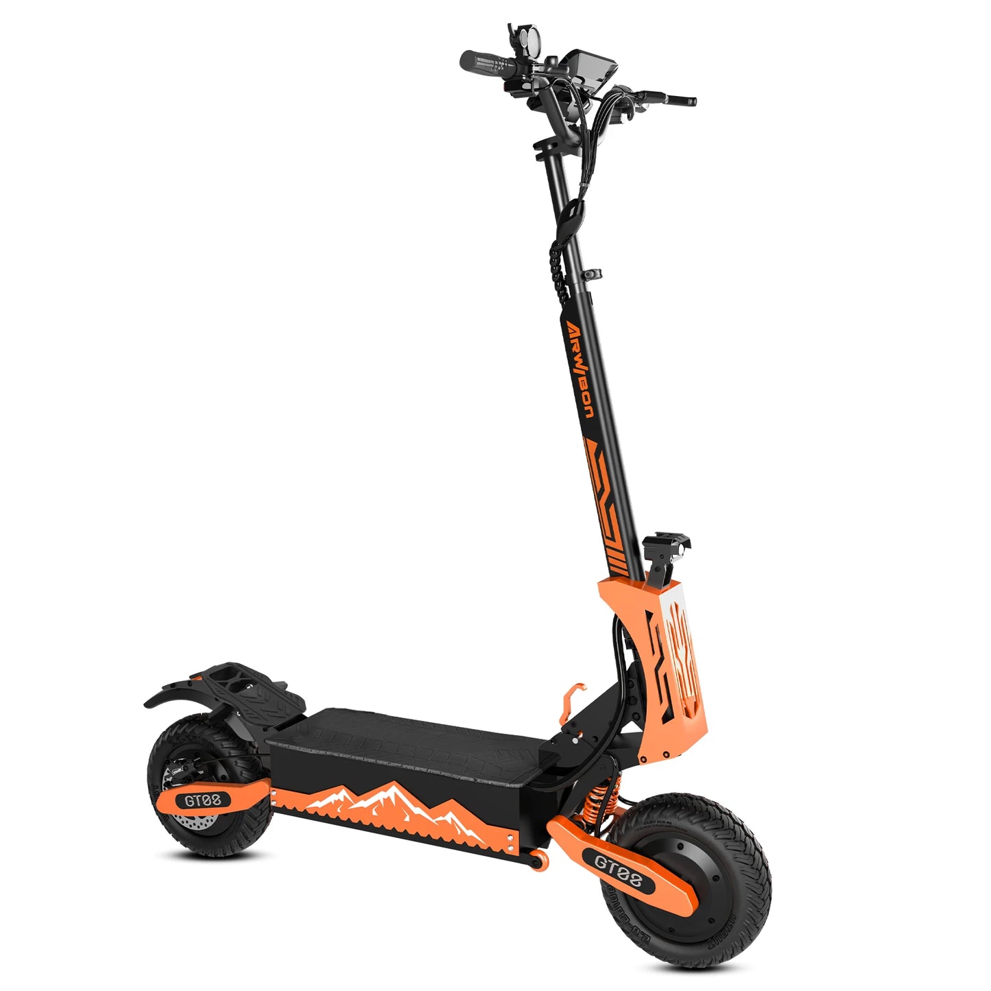 Arwibon 5600W Dual Motor Electric Scooter With Front Brakes