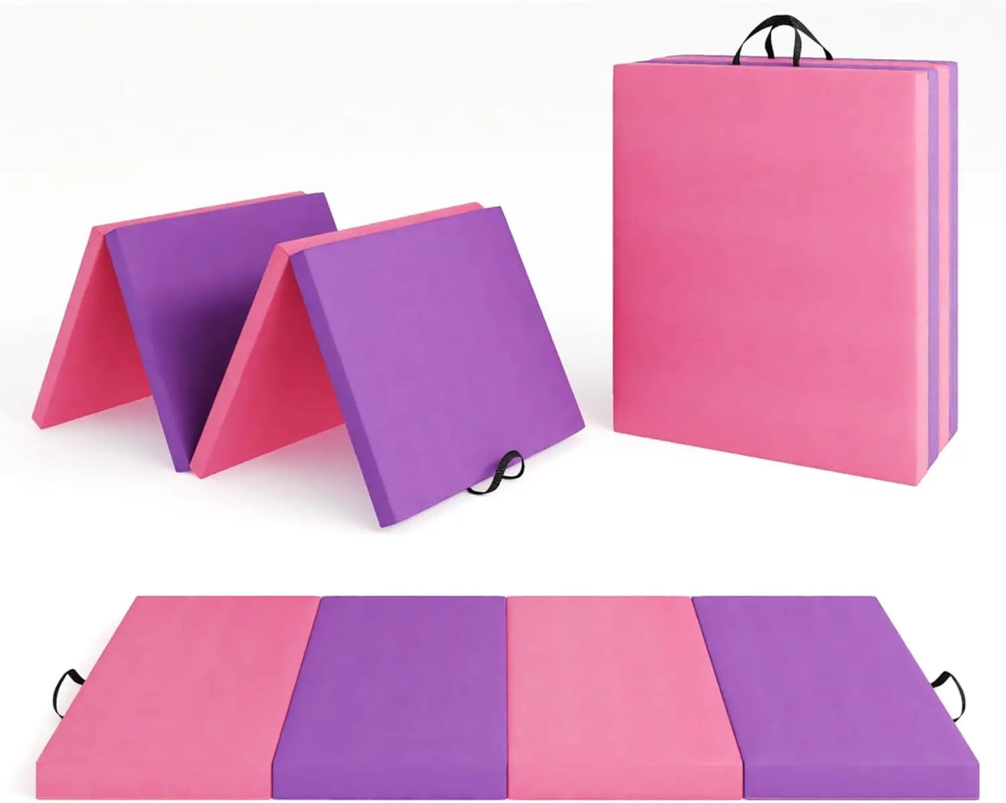 TWISTER.CK Folding Gym Mat Extra Firm High Density Non Slip
