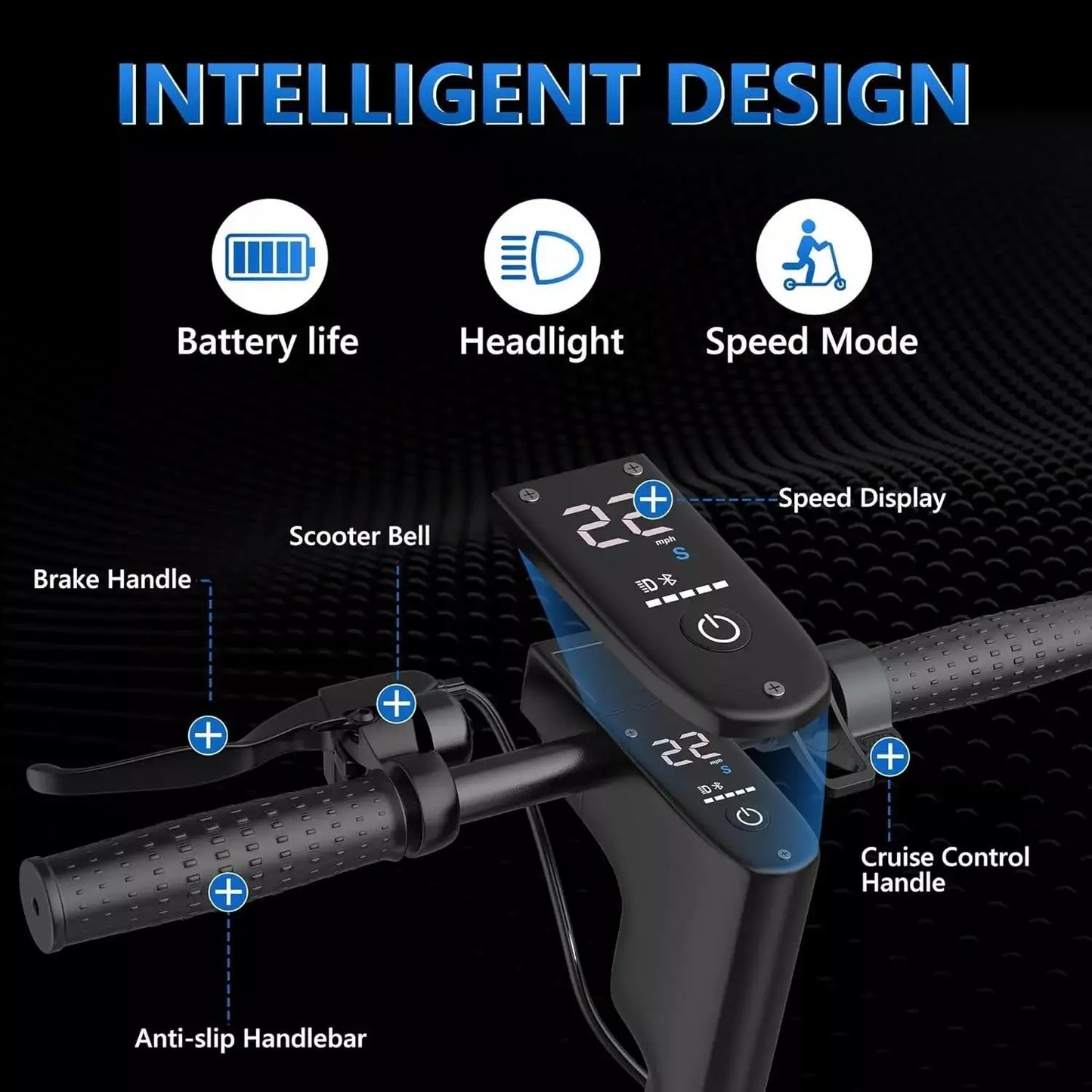 AOVOPRO ESMAX 500W Electric Scooter Folding With App