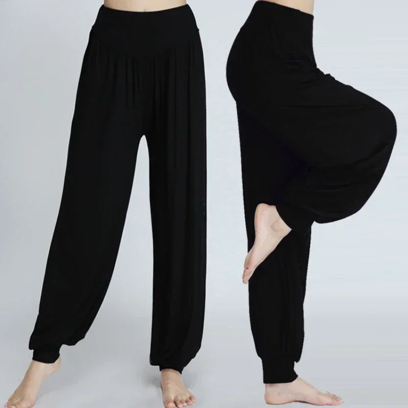 Women's Elastic Yoga Pants Loose Casual Breathable Comfortable