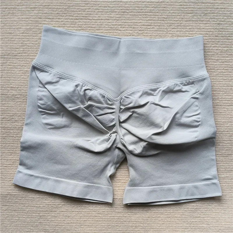 Women's Gym Running Shorts Scrunch Butt Seamless Biker Cycling