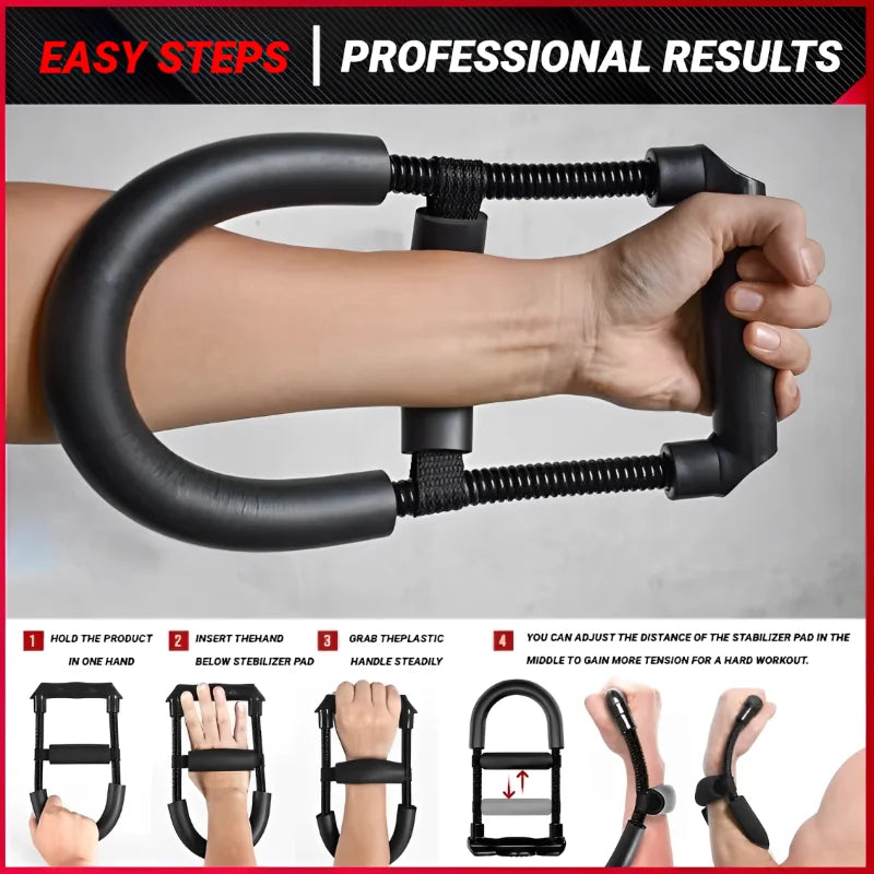 Adjustable Forearm Wrist Strength Trainer For Hand Grip Workout