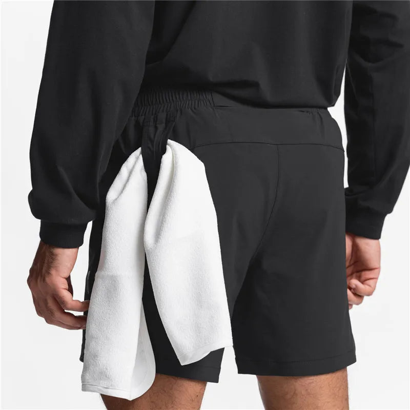 Mens Running Shorts Quick Dry Fitness Gym Shorts For Men