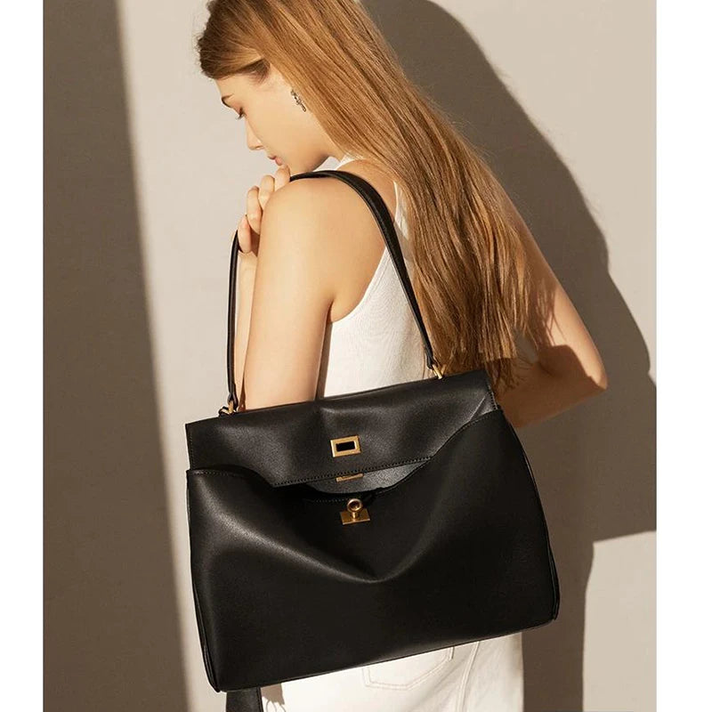 NONECN Designer Luxury Leather Handbags For Women Crossbody Bag