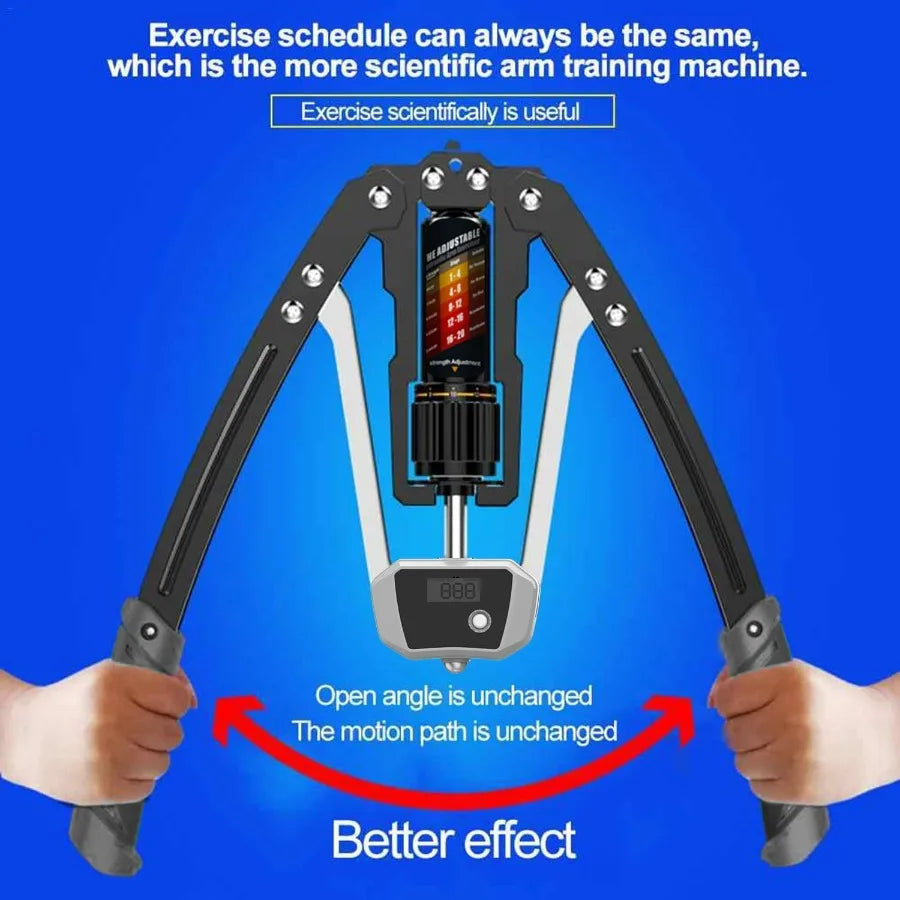 Twister Arm Exerciser With Adjustable Hydraulic Power Chest Expander