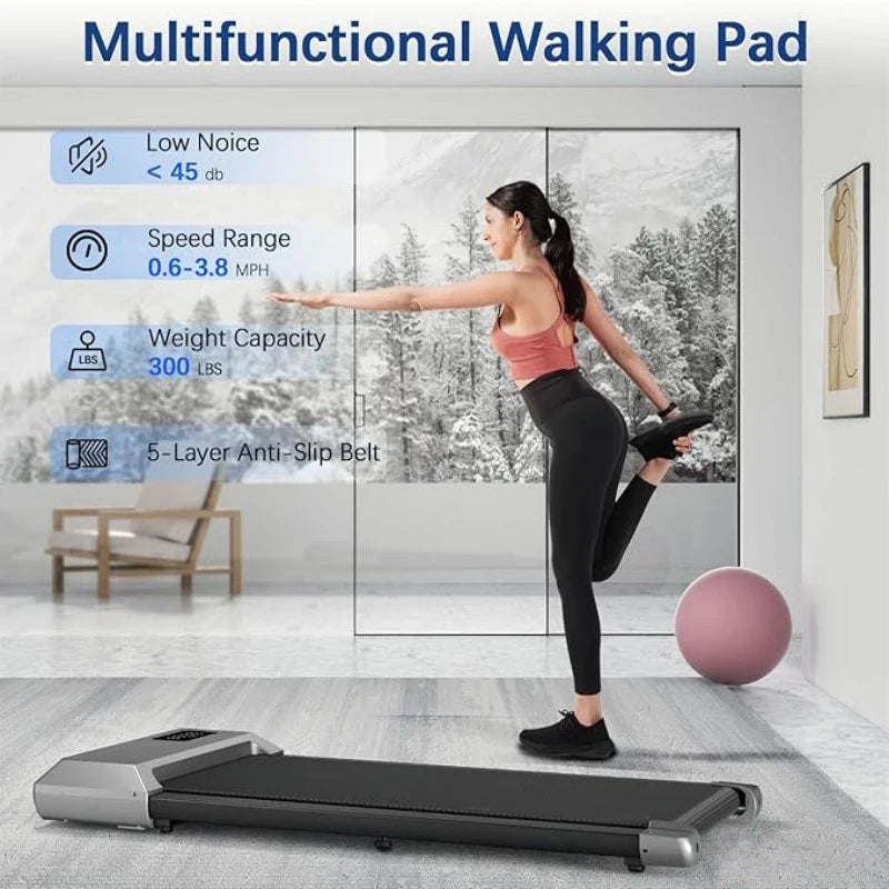 Home Treadmill 2.5 HP With LCD Display 2in1 Walking Running