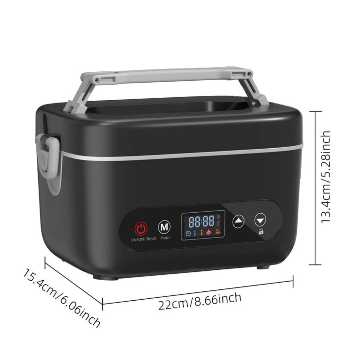 Wireless Lunch Box Heater 12000mAh With Five Sided Heating