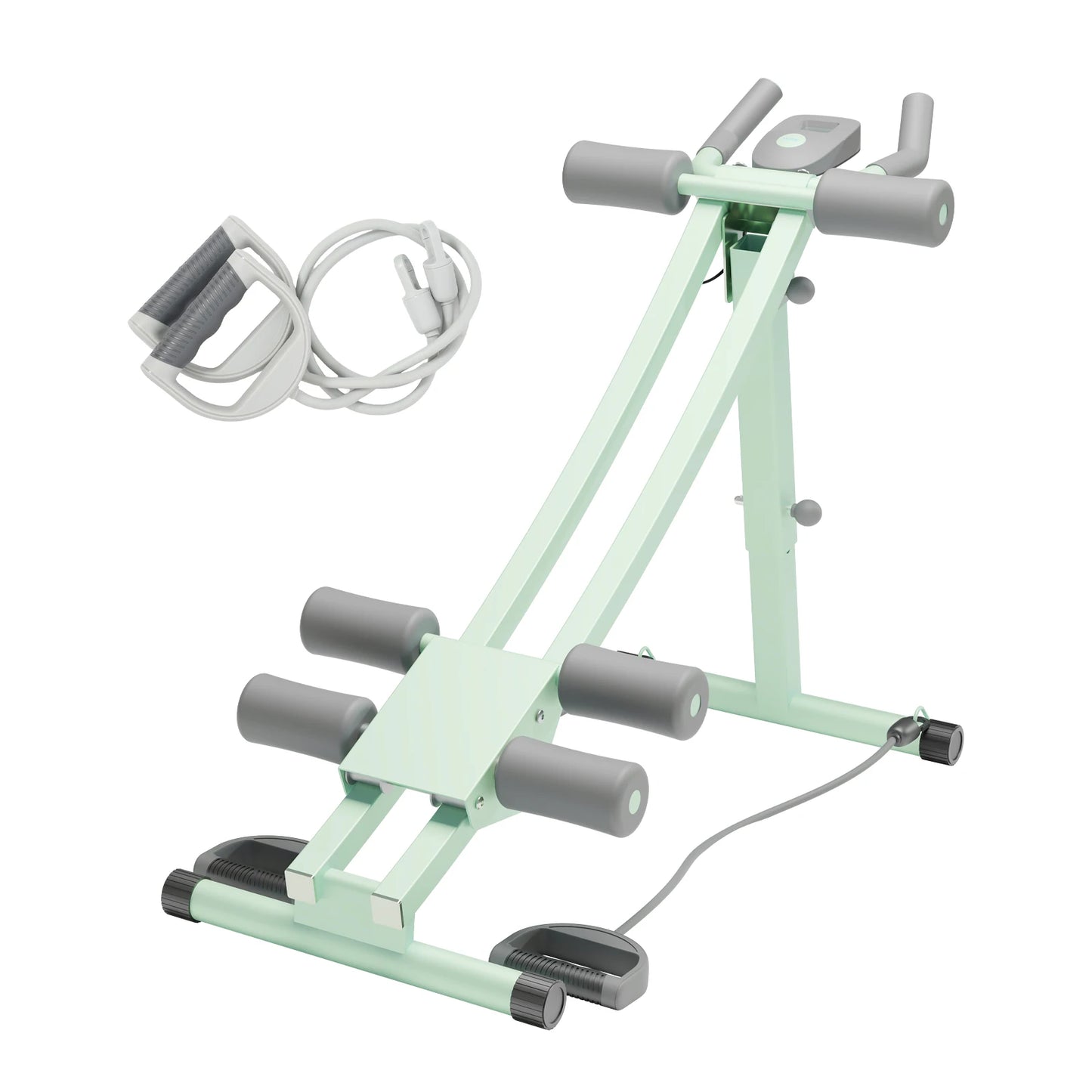 Monorail Ab Machine Ab Cruncher Fitness Trainer With Four Levels