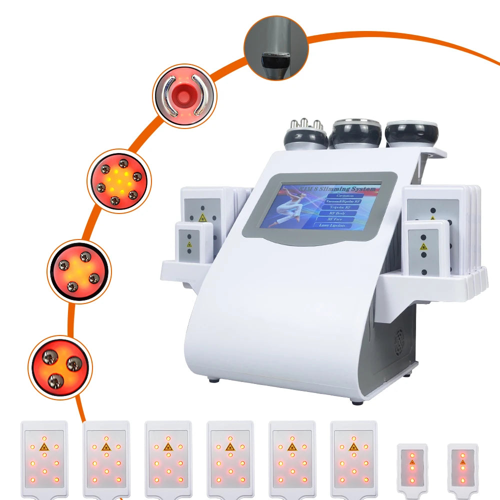 Missheart 6 In 1 40K Ultrasonic Cavitation Machine For Body Slimming