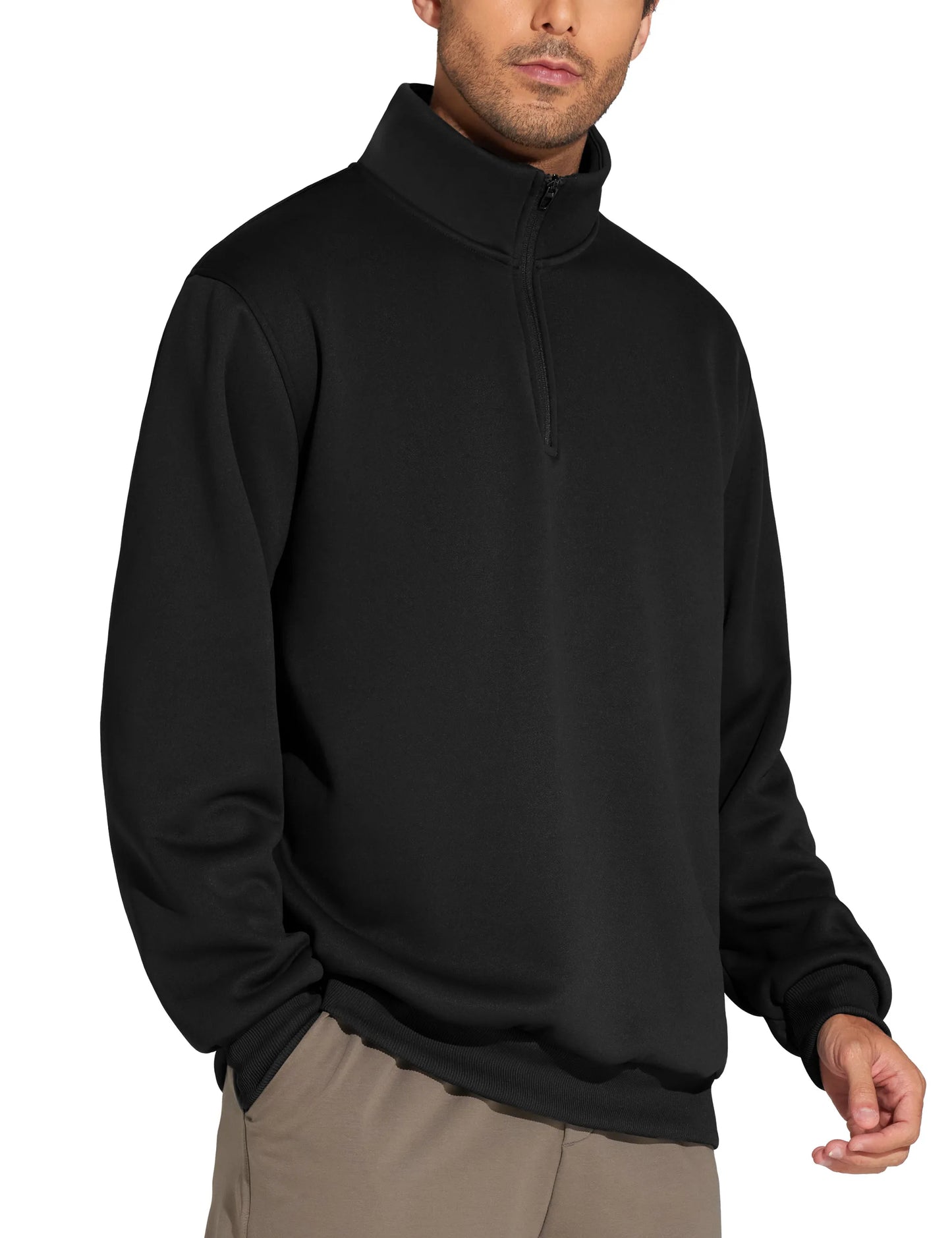 The Gym People Men's Half Zip Fleece Pullover