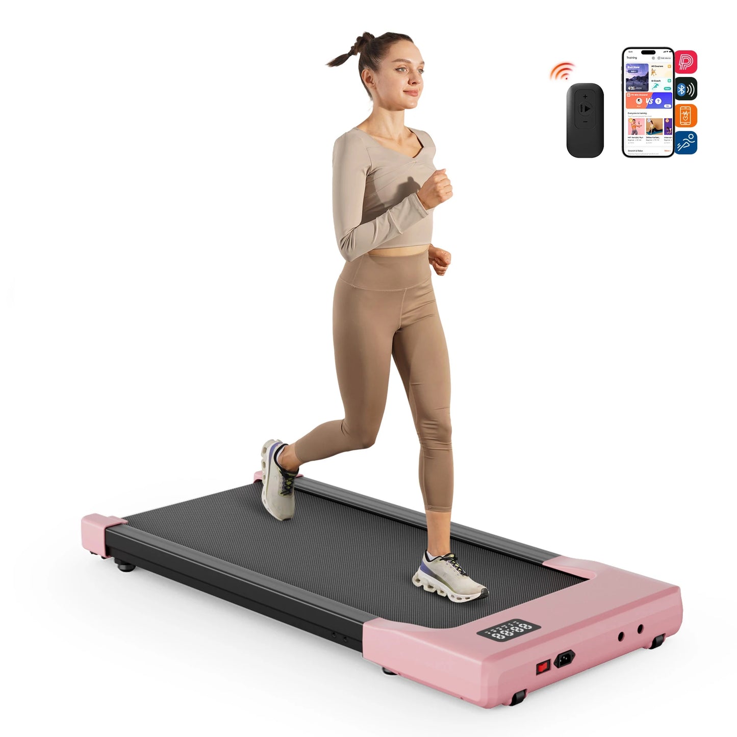 Superun Walking Pad Under Desk Treadmill 2 In 1 Portable
