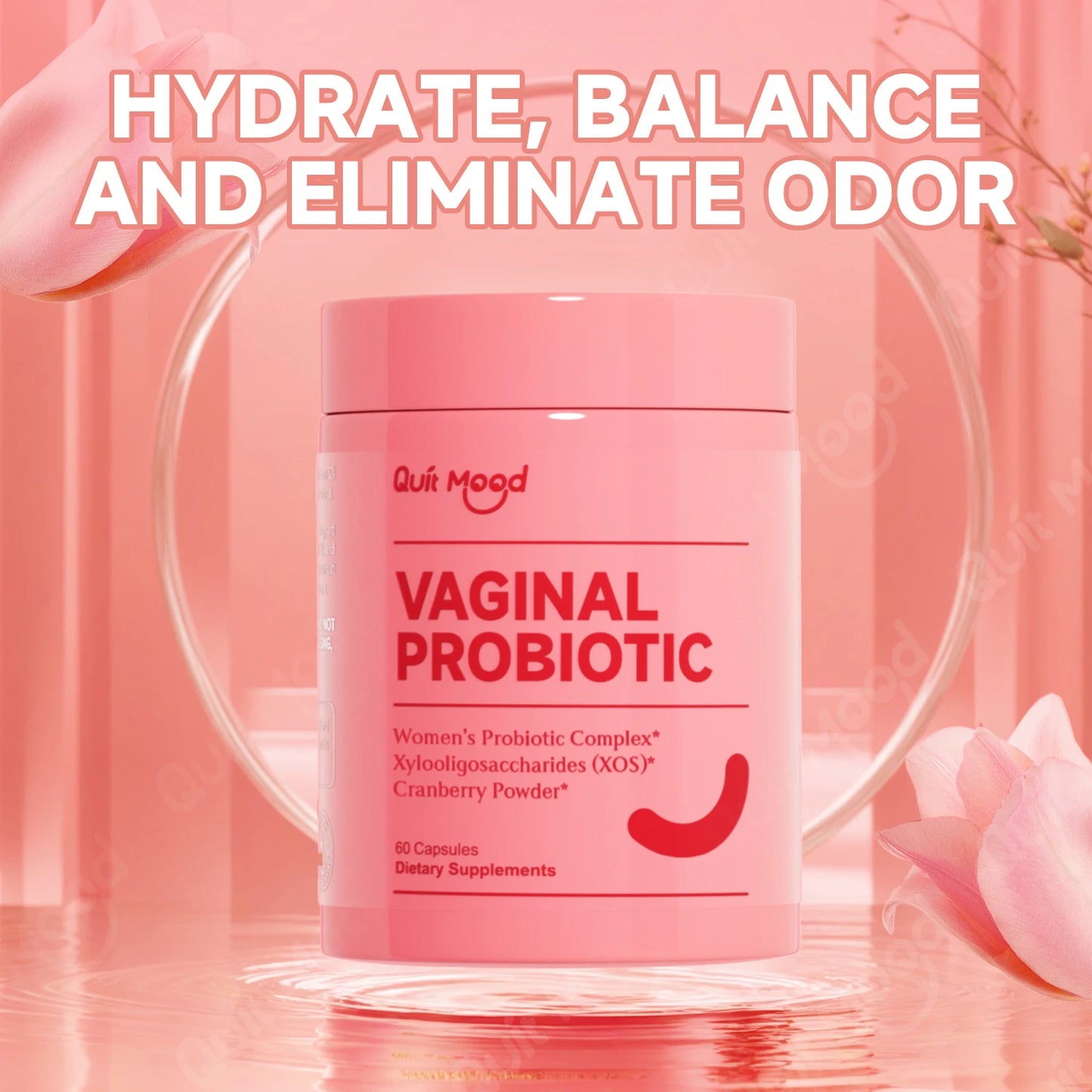 Quit Mood Probiotics for Women PH Balance With Prebiotics