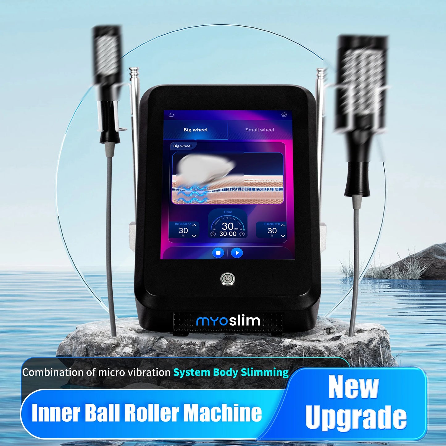 EMSZE Inner Ball Roller Massager 360 Rotating Cellulite Reduction