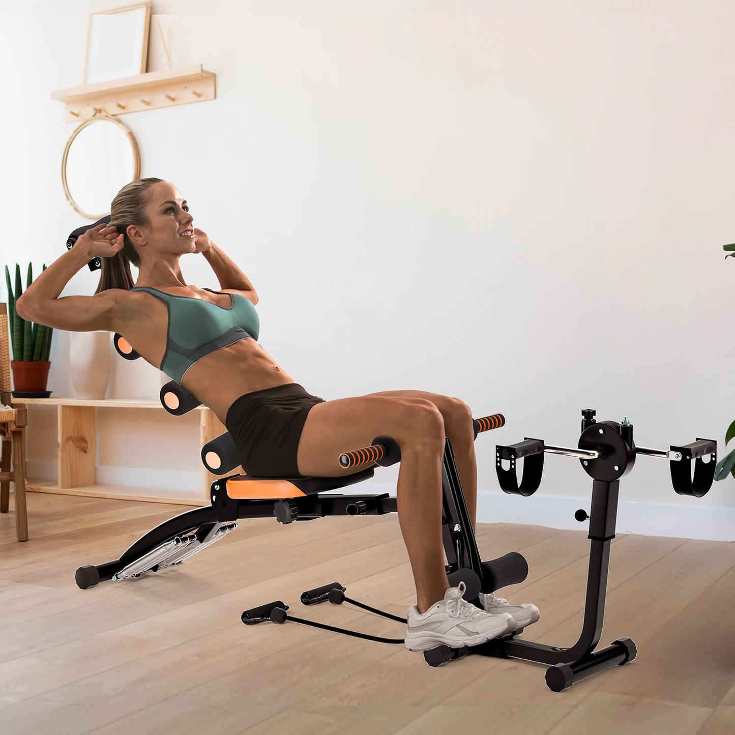 Six In One Multifunctional Abdominal Machine Waist And Sit Ups