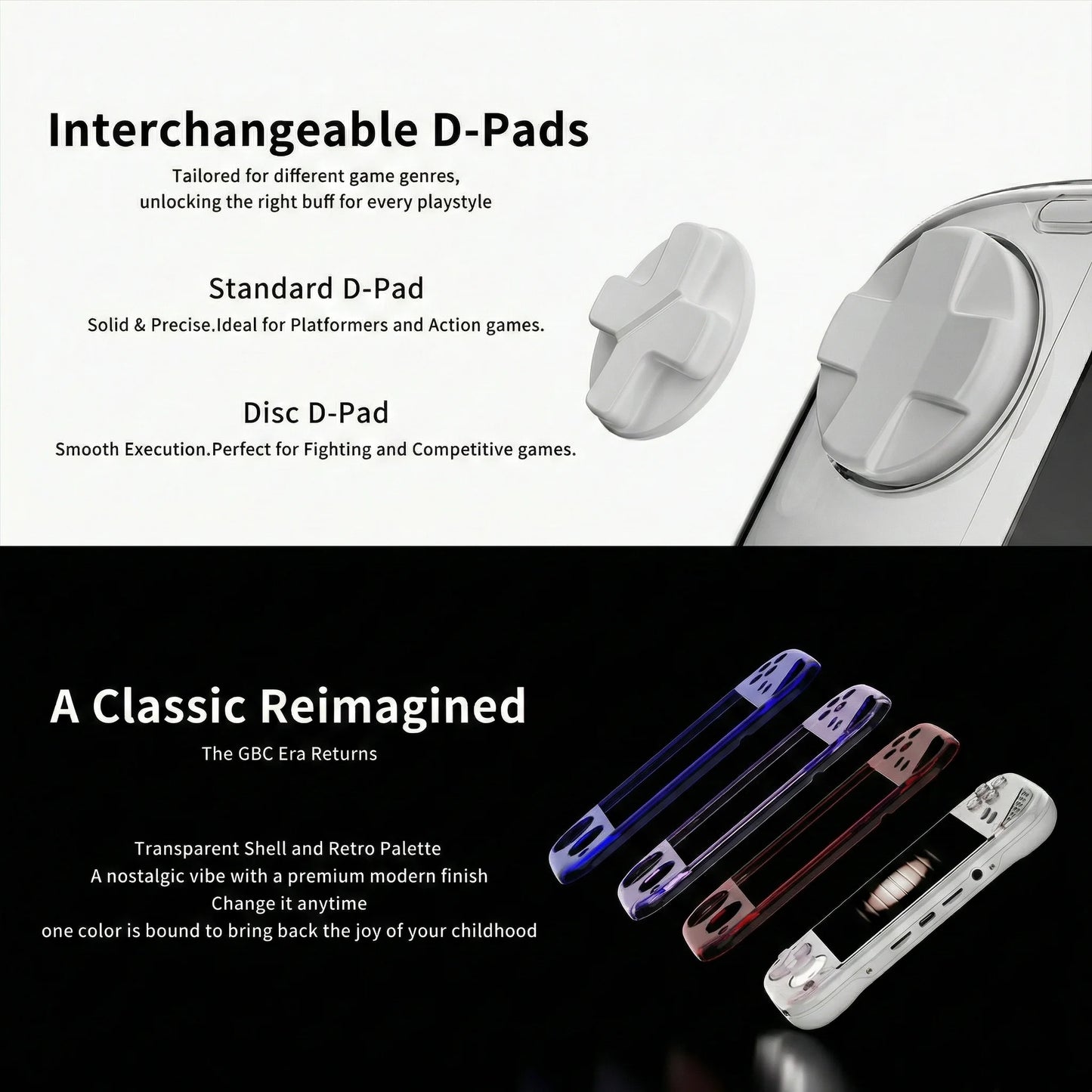 Miniloong Pocket 1 Modular Retro Handheld Emulator