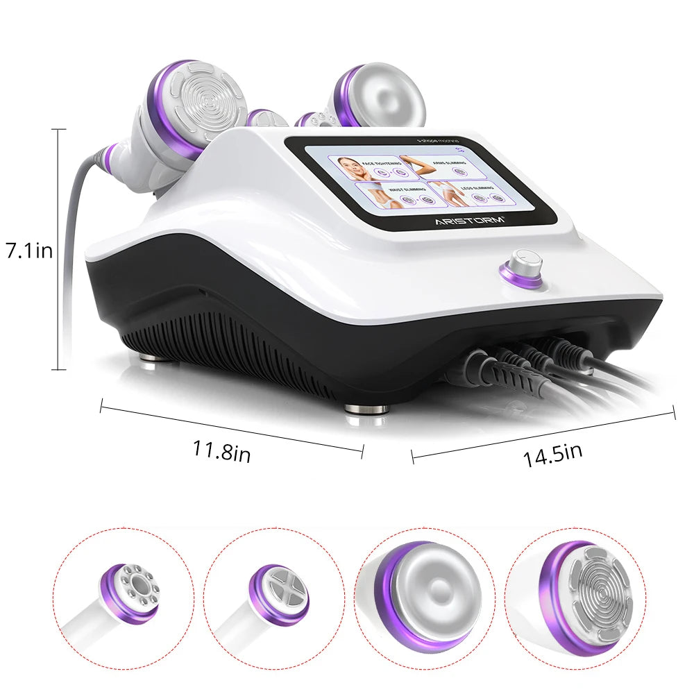 S Shape Ultrasonic Cavitation Machine For RF Skin Tightening