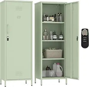 Metal Storage Locker With Digital Lock For School And Home