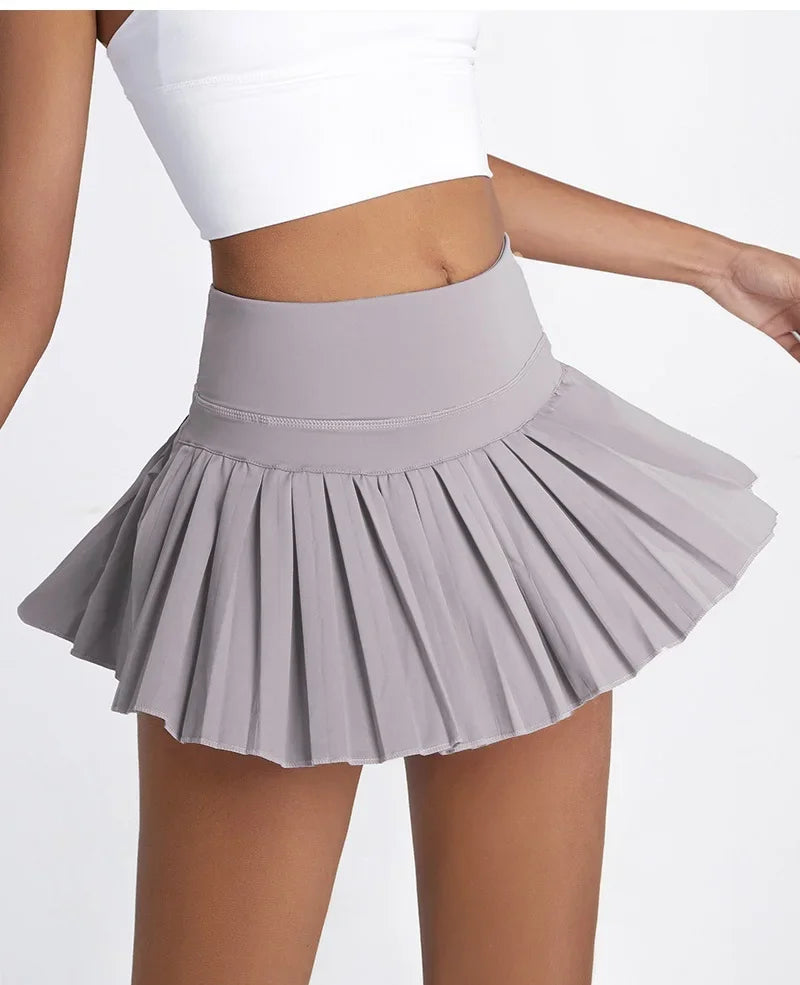 Cloud Rise Pocket Tennis Skirt Skort for Women Breathable Elastic