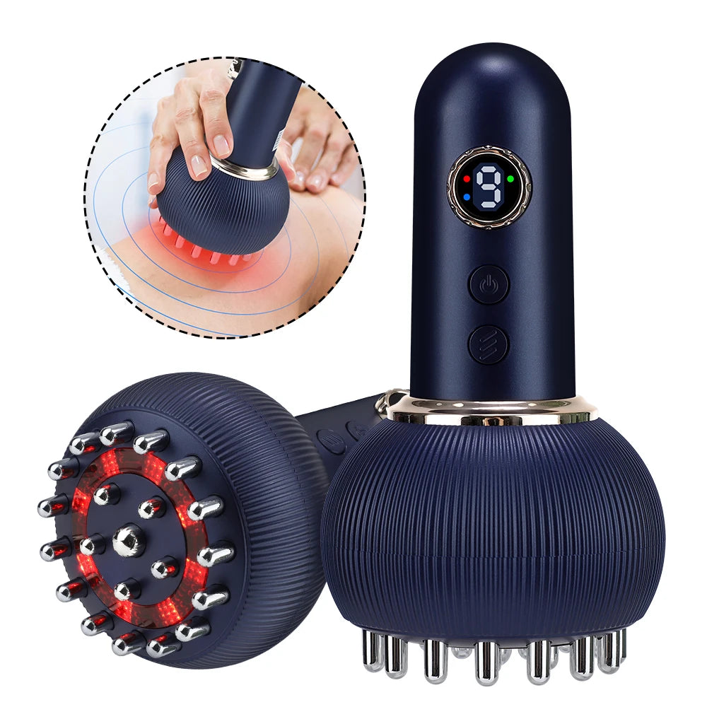 Hailicare Electric Meridian Body Massage Brush for Lymphatic Drainage