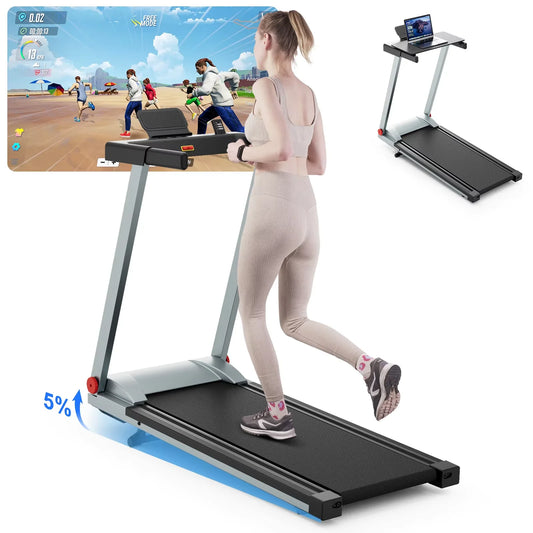 Treadmill 3.0HP With 5 Percent Incline Folding Handles