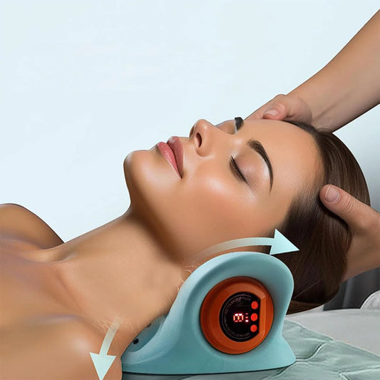 Neck Massager With Electric Shoulder Back And Neck Massage Pillow