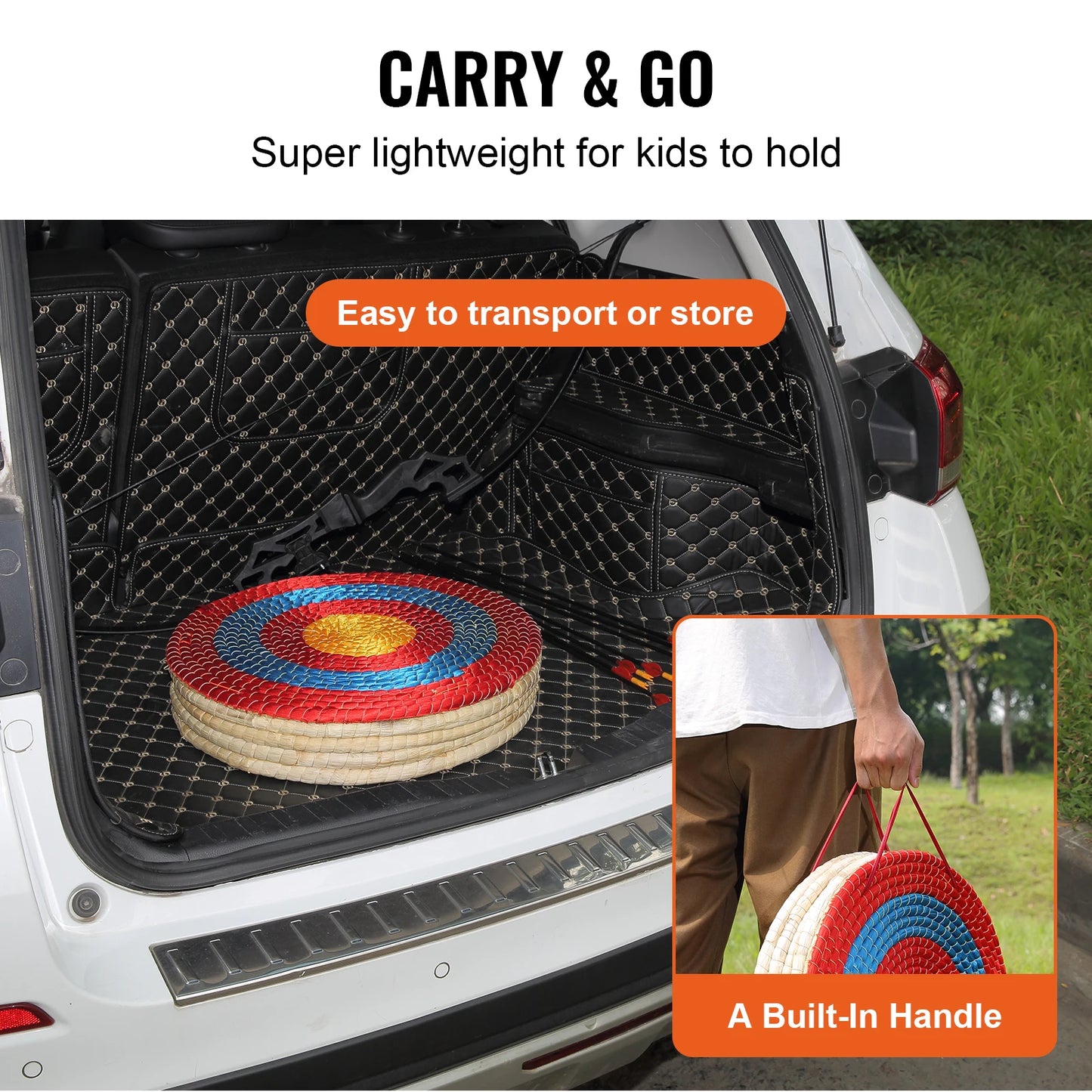 SucceBuy Traditional Round Straw Archery Target For Practice