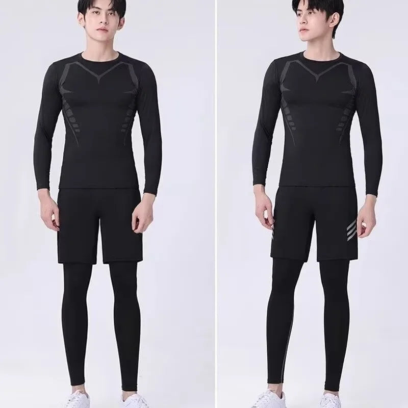 NONECN Men Quick Dry Running T Shirt For Training Performance