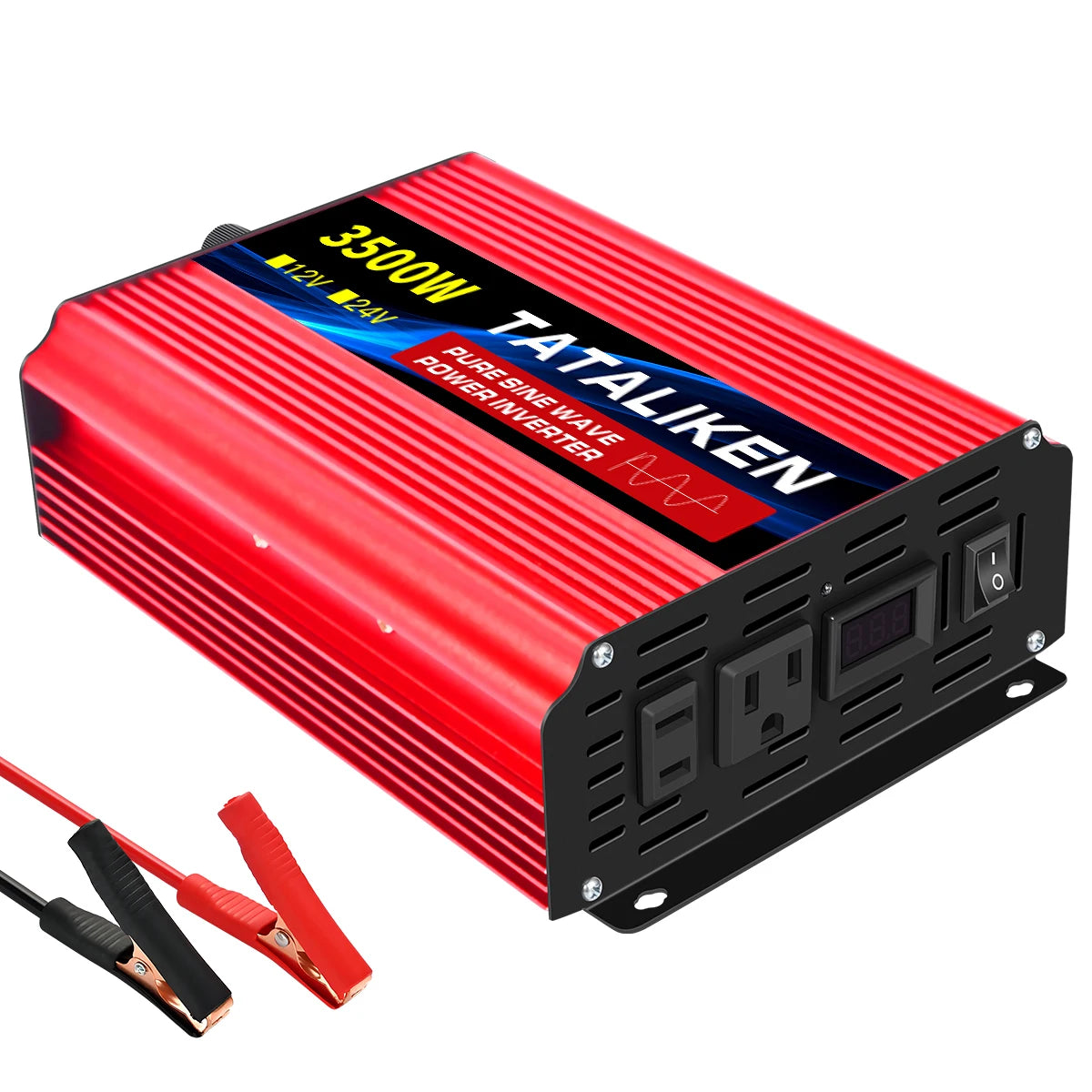 TATALIKEN 12V to 110V Pure Sine Wave Car Inverter Power