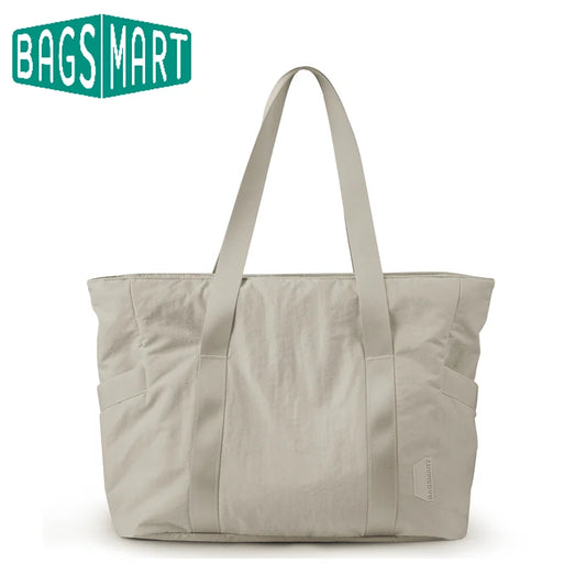 BAGSMART Tote Bag For Women Work Tote With Compartments And Travel