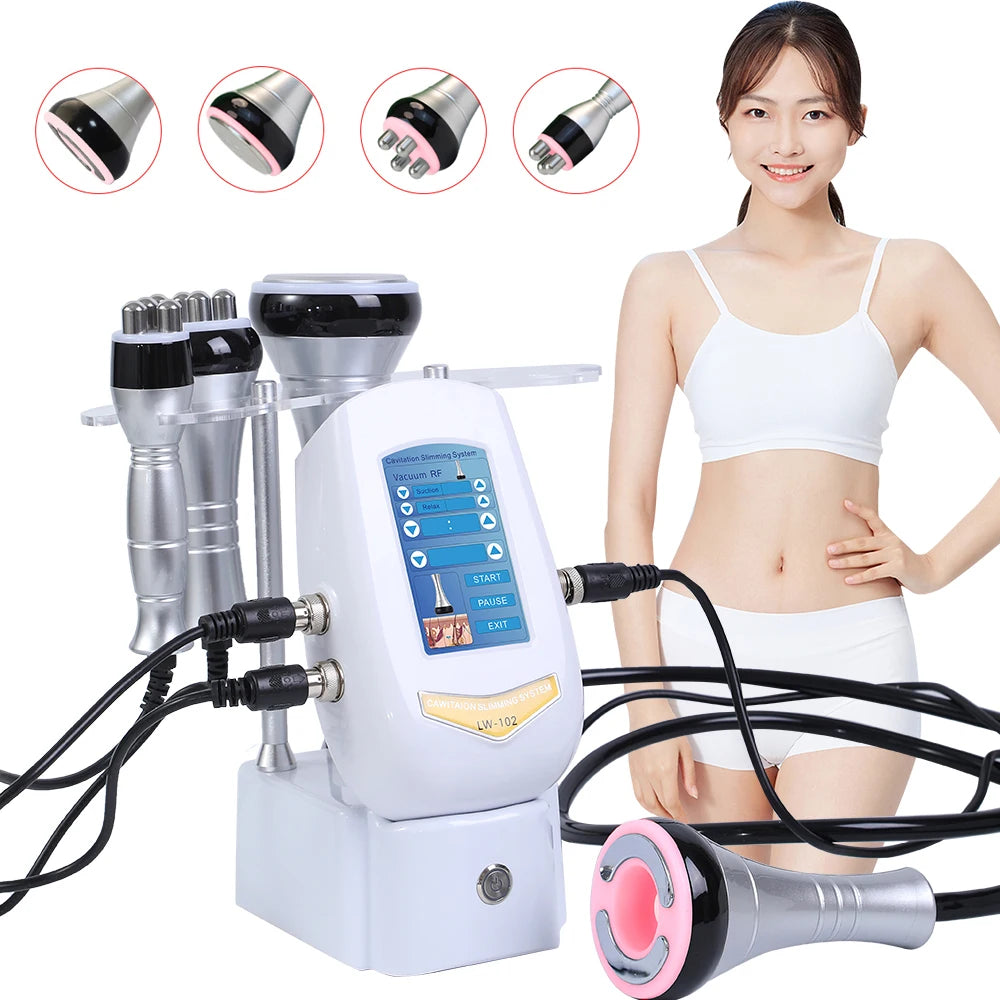 Beemyi 4-In-1 40K Cavitation Vacuum Body Slimming and RF
