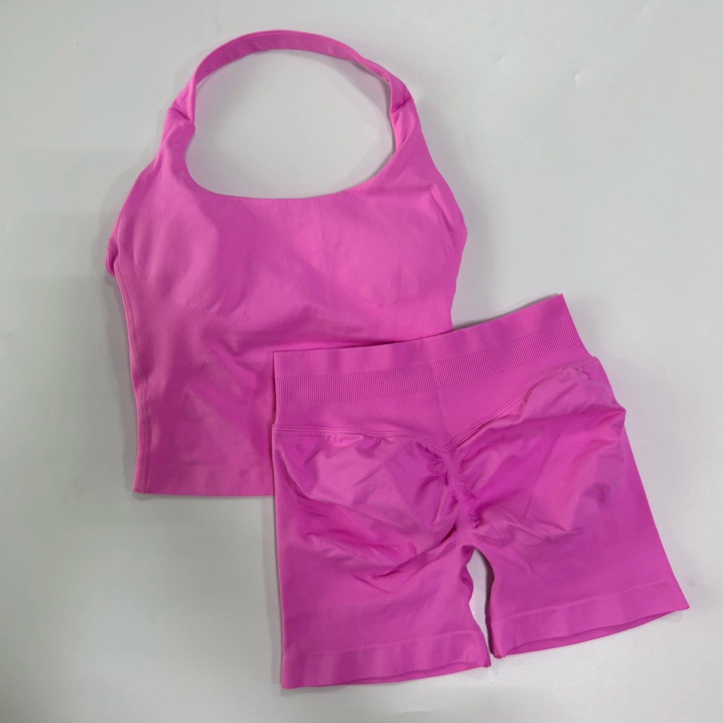 Yoga 2-Piece Gym Set Women Seamless Sportswear