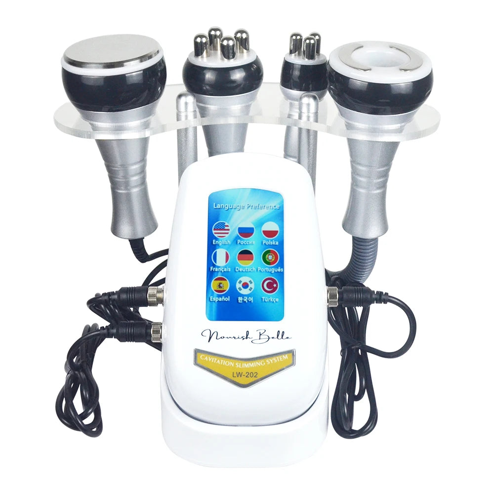 Sentidos 4 In 1 40K Ultrasonic Cavitation Machine Body Slimming Facial