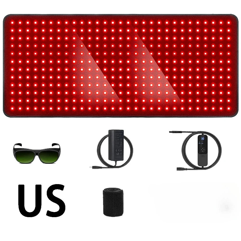 Astarexin 406 LED Red Light Therapy Heating Pad 660nm 850nm
