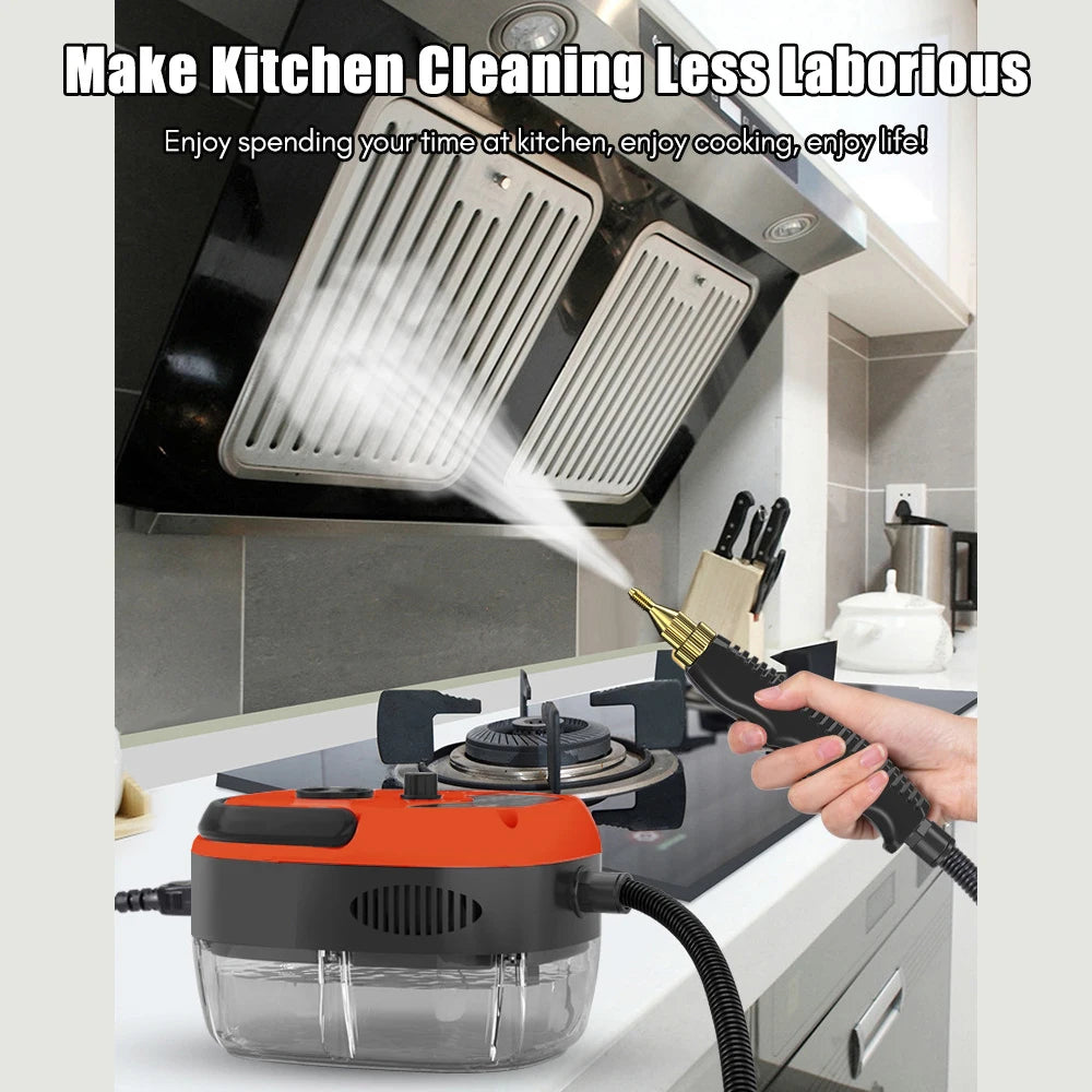 Romellar 1500W Steam Cleaner For Home And Car Cleaning