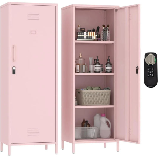 Metal Storage Locker With Digital Lock For School And Home