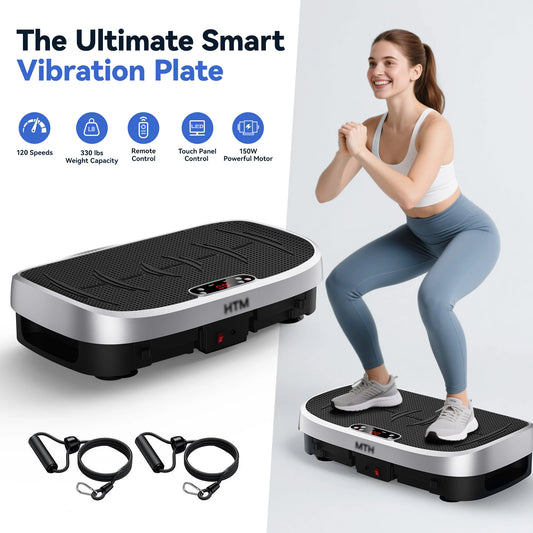 HTM Vibration Plate Exercise Machine Whole Body Workout