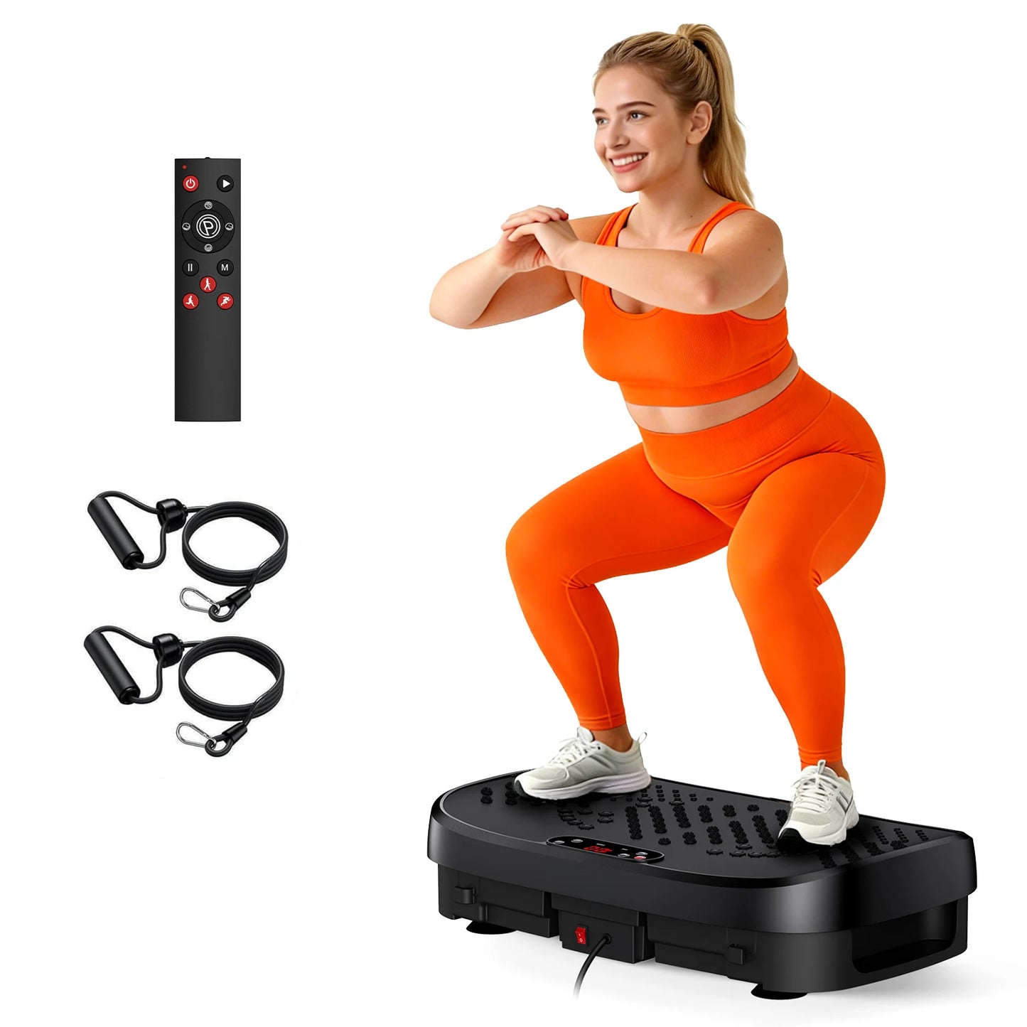 Vibration Plate Fat Burning Machine 120 Speed Levels 330 Lbs