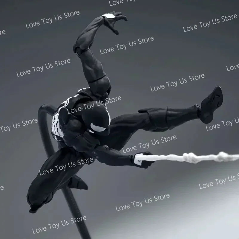 In Stock Mess Toys Spider Man Symbiote Spiderman Messtoys Black Suit Neighbor Scarlet Spider Anime Action Figure Gifts Toys