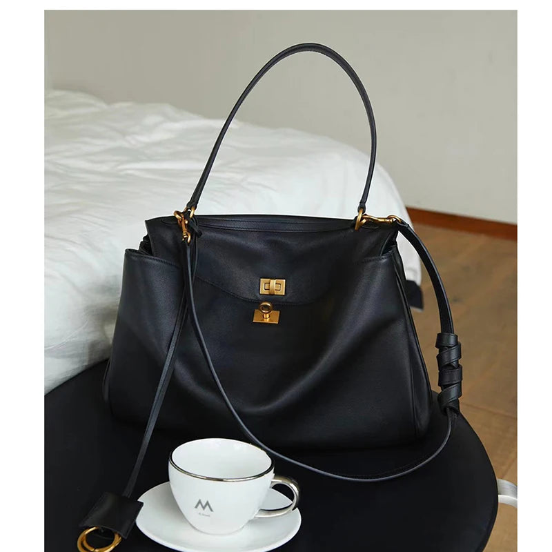 NONECN Designer Luxury Leather Handbags For Women Crossbody Bag