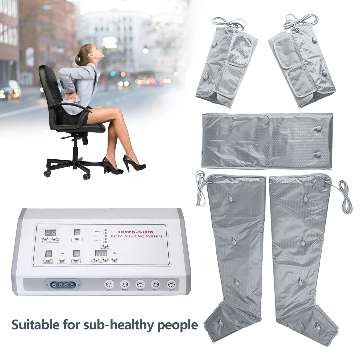 Air Pressure Massage Heating Full Body Massager For Circulation